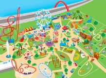 Расположение на карте парка